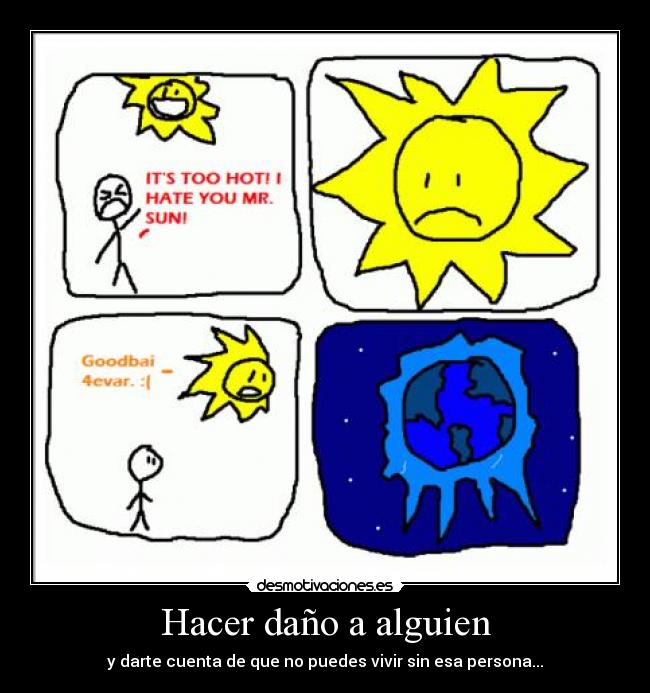 Hacer daño a alguien - 