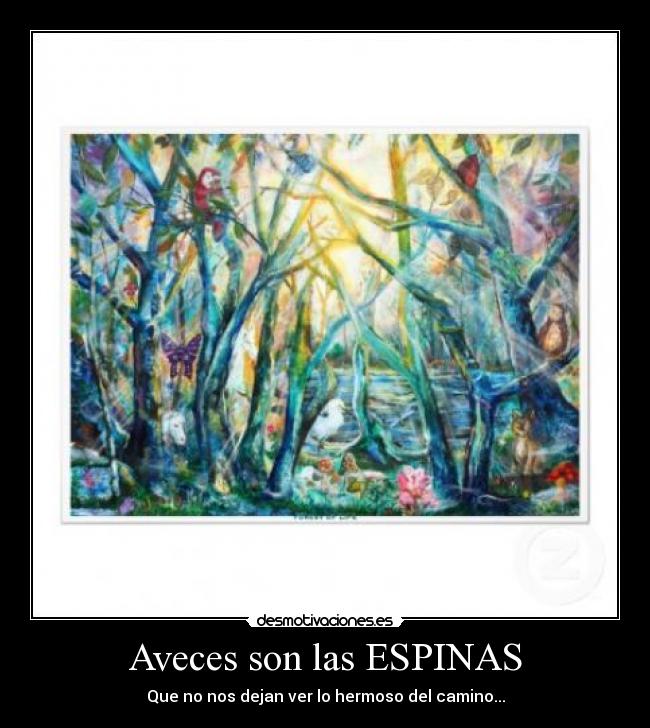 Aveces son las ESPINAS -