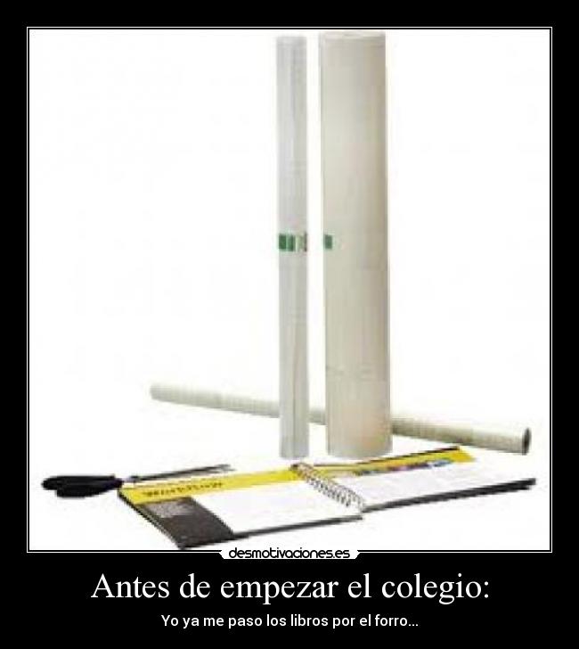 Antes de empezar el colegio: - 