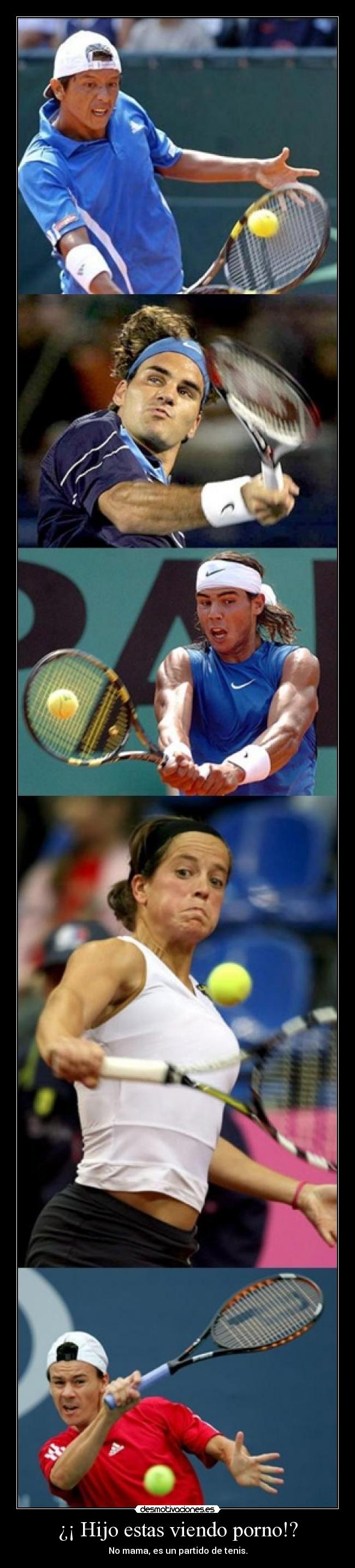 ¿¡ Hijo estas viendo porno!? -