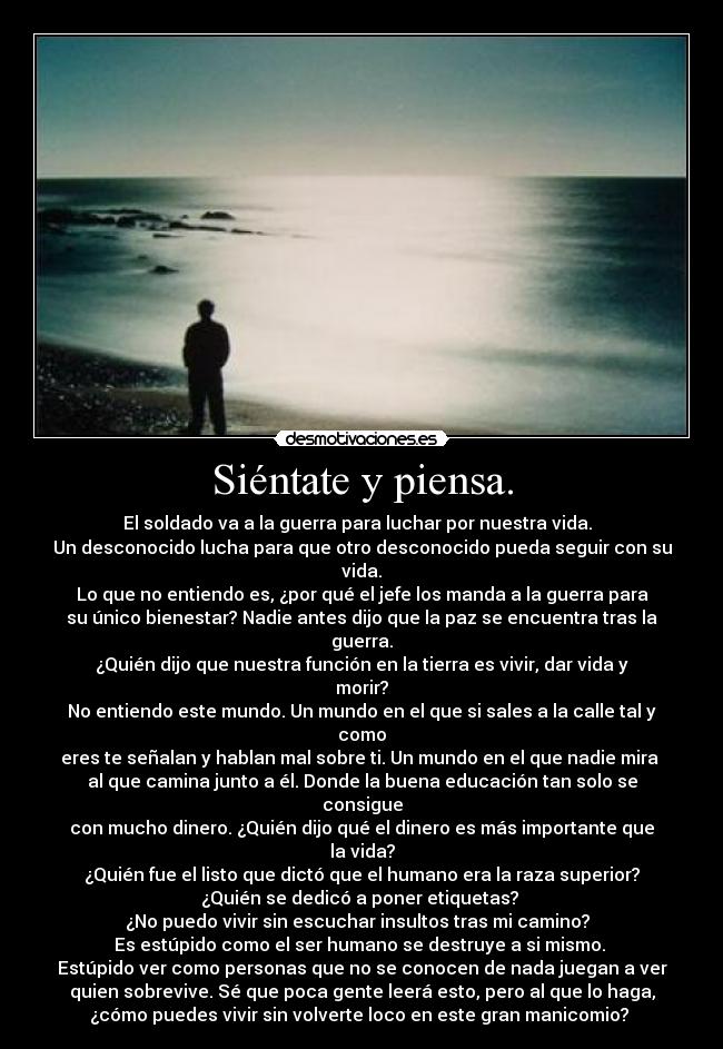 carteles estupido ser humano desmotivaciones