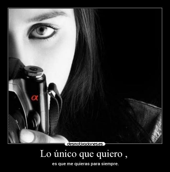 Lo único que quiero , -