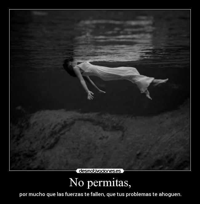 No permitas, -