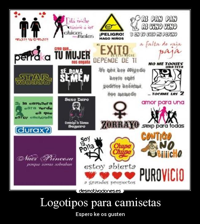 Logotipos para camisetas -