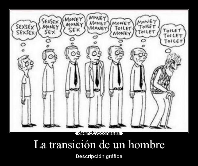 La transición de un hombre -