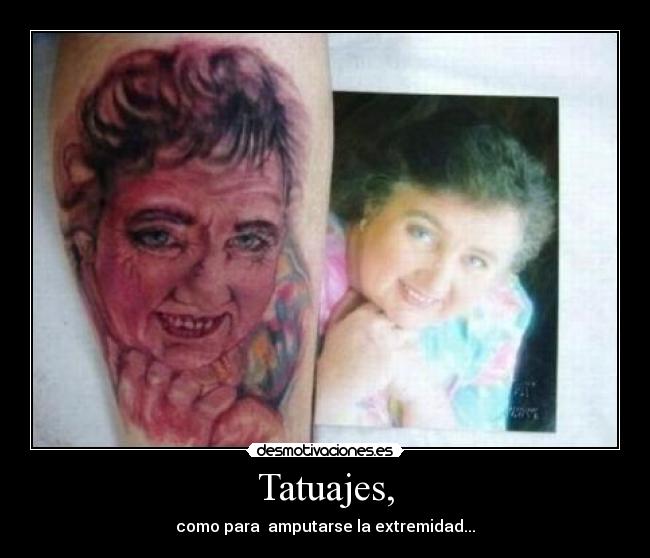 carteles tatuajes tatuajes desmotivaciones