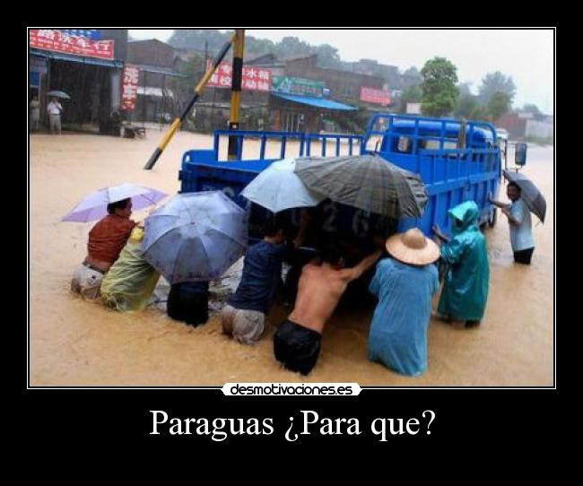 Paraguas ¿Para que? - 