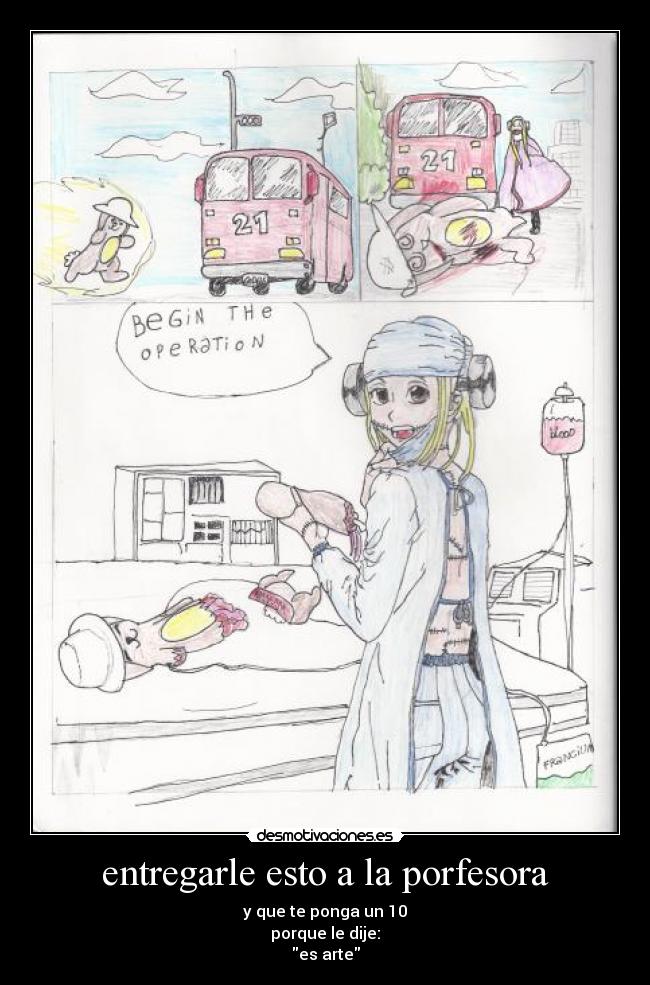 entregarle esto a la porfesora - 