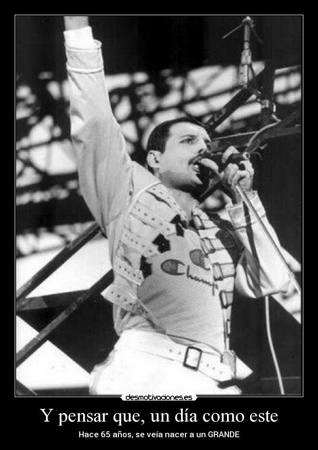 Y pensar que, un día como este - Hace 65 años, se veía nacer a un GRANDE
