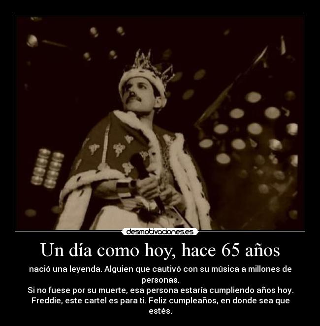 Un día como hoy, hace 65 años -