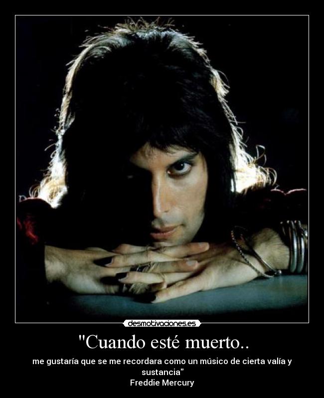 Cuando esté muerto.. -