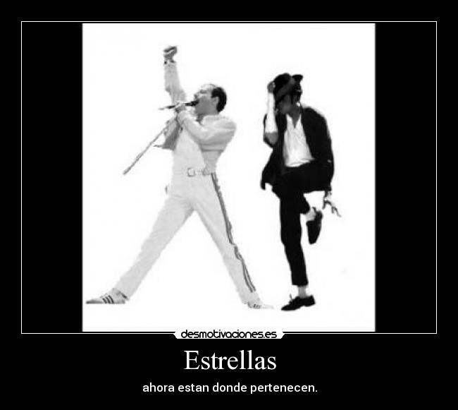 Estrellas - ahora estan donde pertenecen.