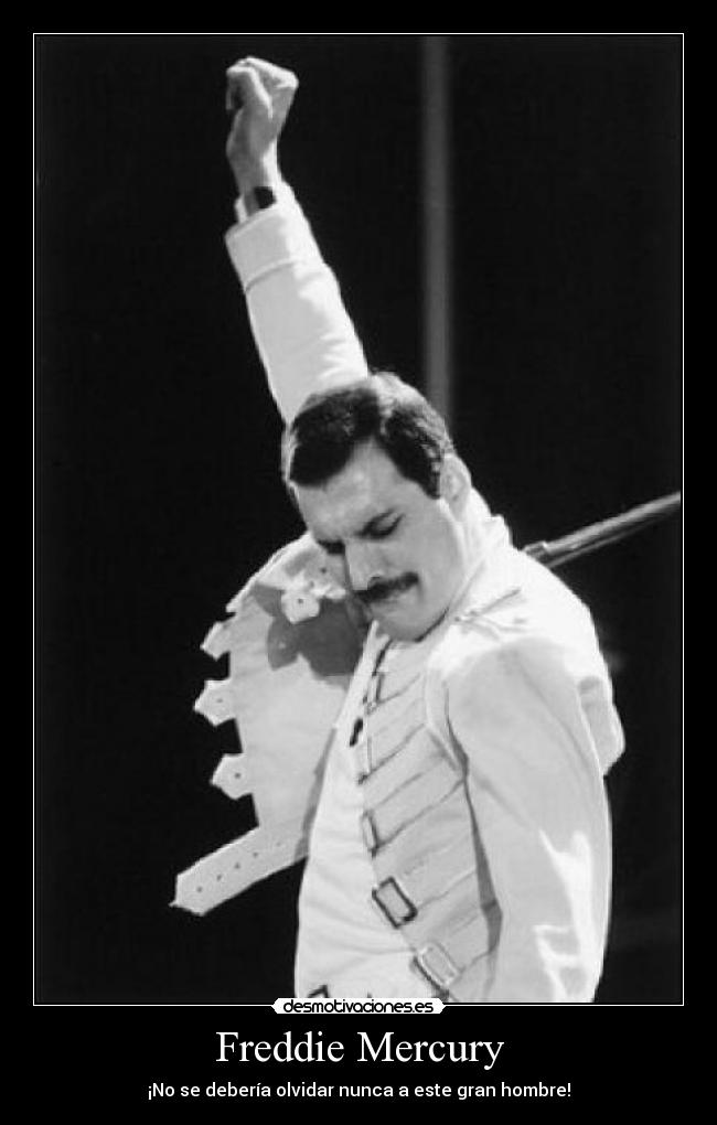 Freddie Mercury - ¡No se debería olvidar nunca a este gran hombre!