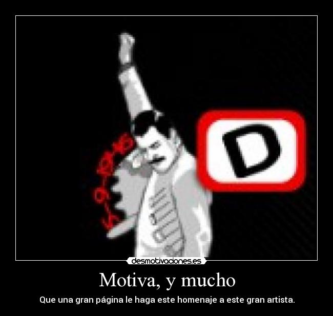 Motiva, y mucho - Que una gran página le haga este homenaje a este gran artista.