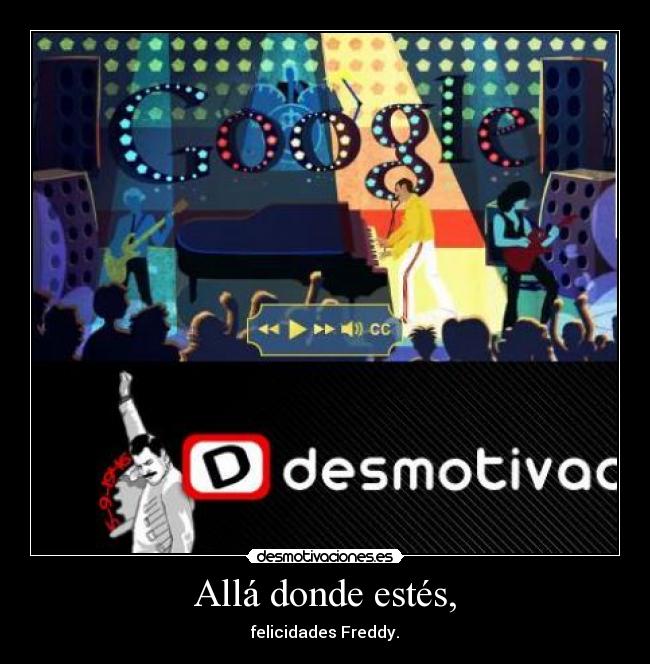 Allá donde estés, -