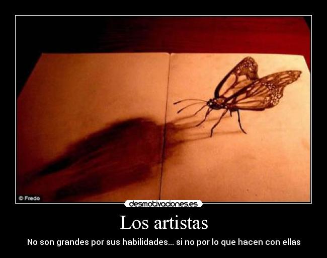 carteles los artistas desmotivaciones