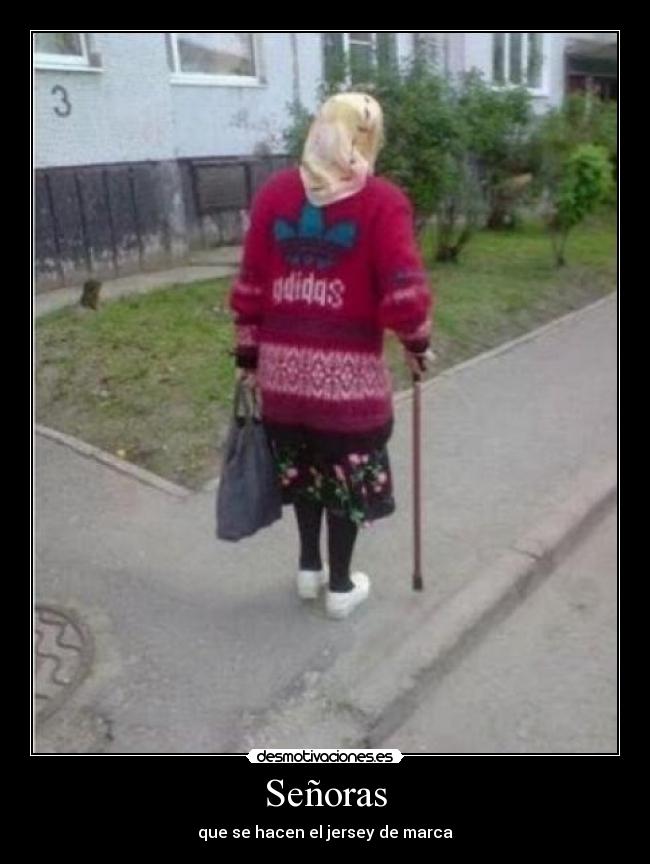 Señoras - que se hacen el jersey de marca