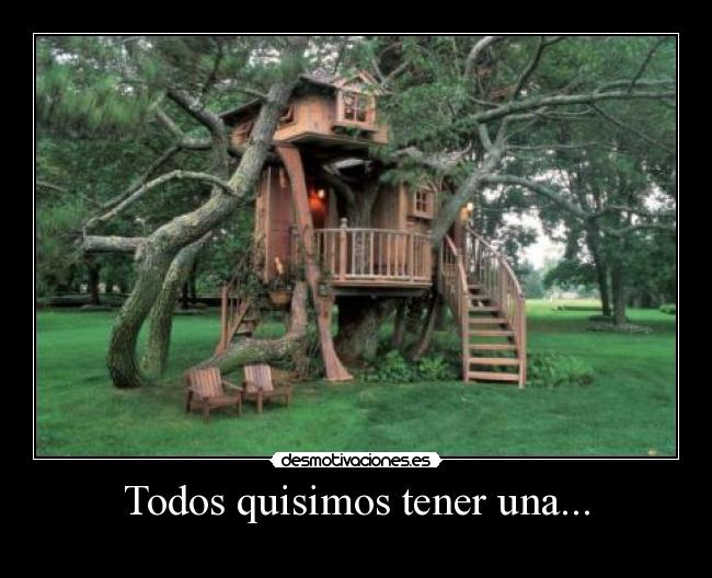 carteles casa del arbol querer desmotivaciones