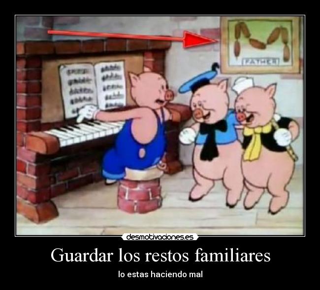 Guardar los restos familiares - 