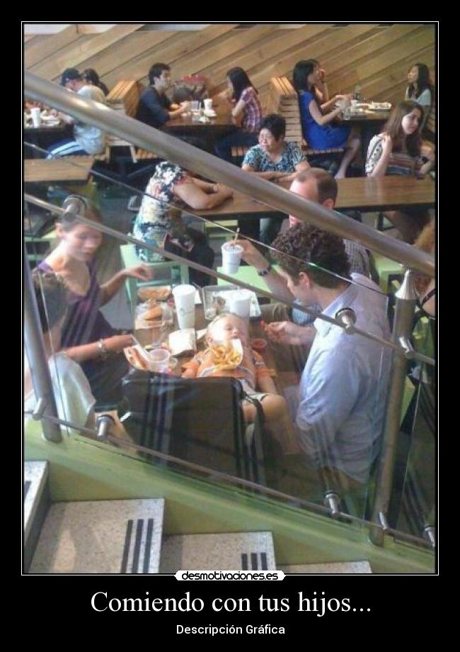 Comiendo con tus hijos... - Descripción Gráfica