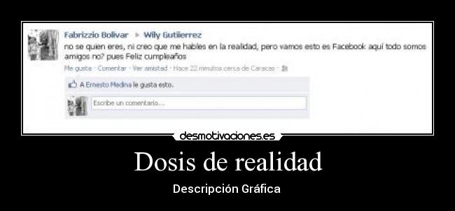 Dosis de realidad - 