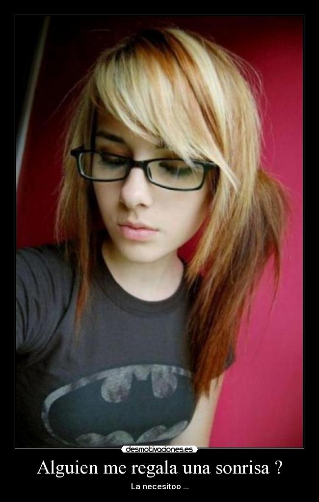 Alguien me regala una sonrisa ? -