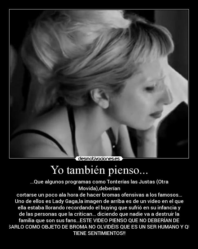 Yo también pienso... -