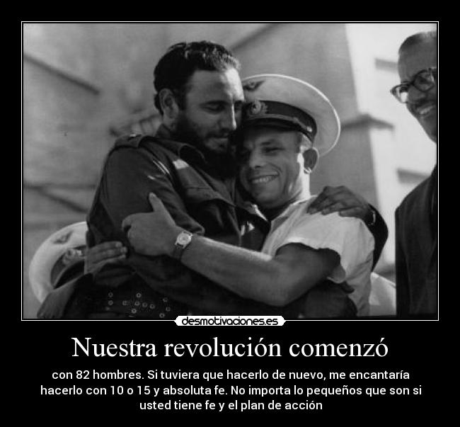 Nuestra revolución comenzó -