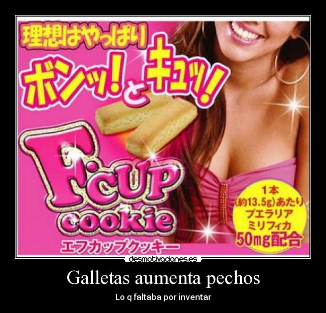 Galletas aumenta pechos - 