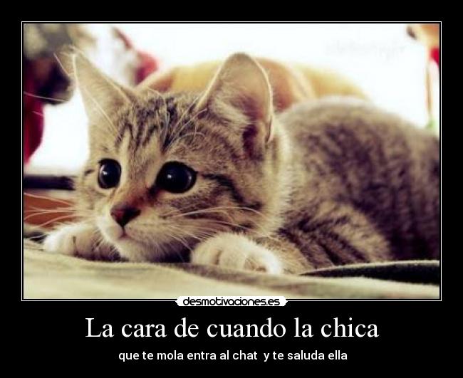 La cara de cuando la chica - 