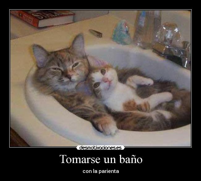 Tomarse un baño - con la parienta