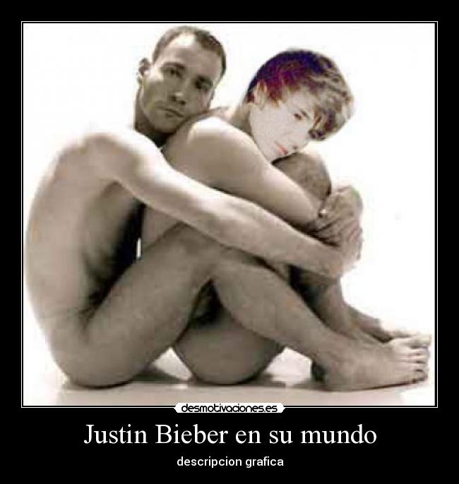 Justin Bieber en su mundo - descripcion grafica