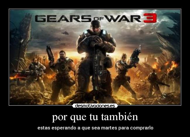 por que tu también - estas esperando a que sea martes para comprarlo