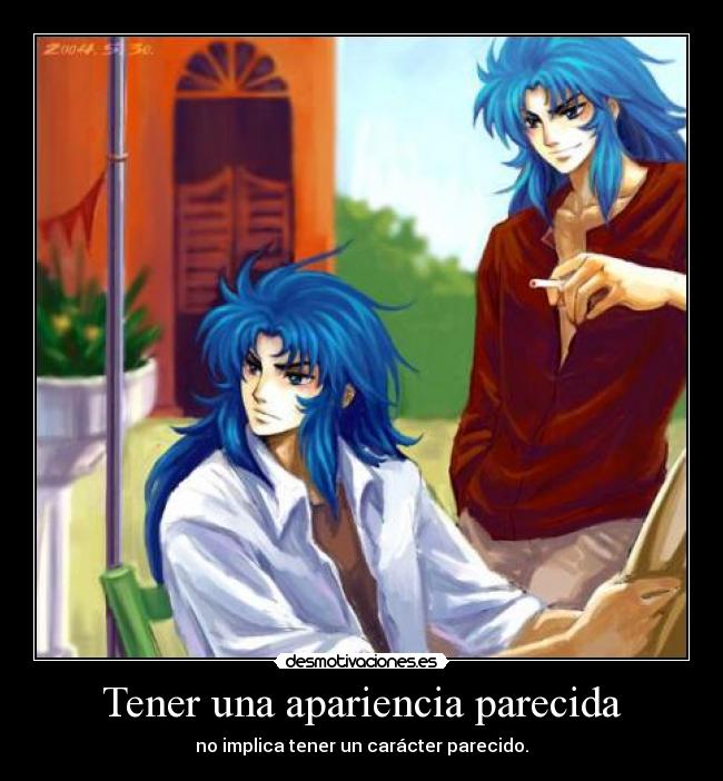 Tener una apariencia parecida -