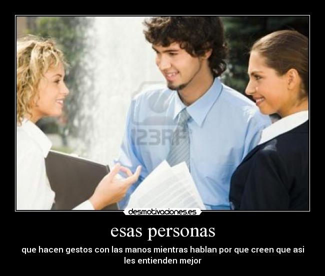 esas personas - 