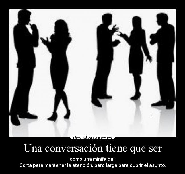 carteles conversacion desmotivaciones