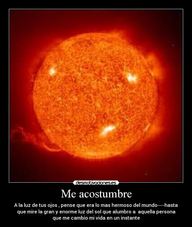 Me acostumbre - 