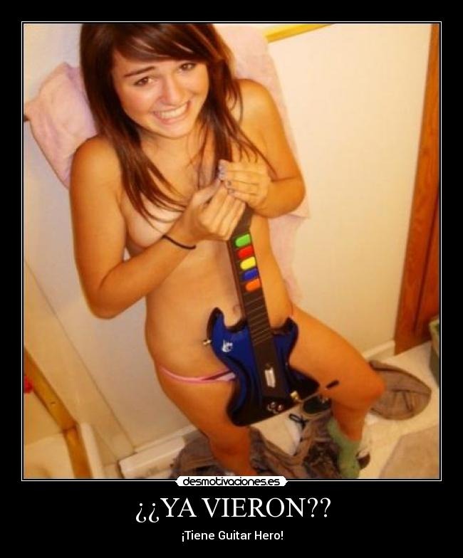 ¿¿YA VIERON?? - ¡Tiene Guitar Hero!