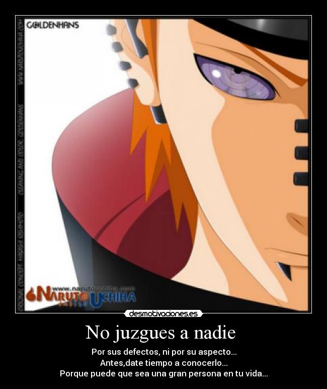 No juzgues a nadie -