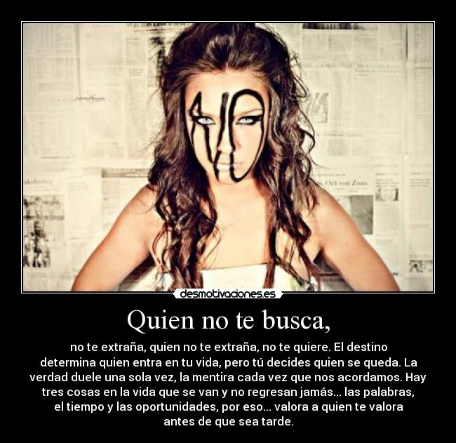 Quien no te busca, - 
