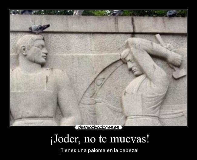 ¡Joder, no te muevas! - 