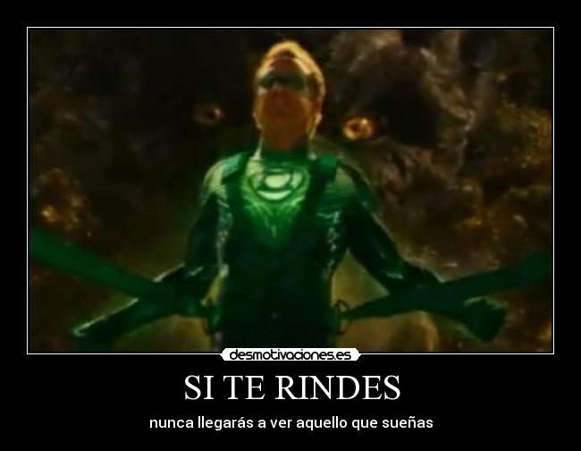 SI TE RINDES -