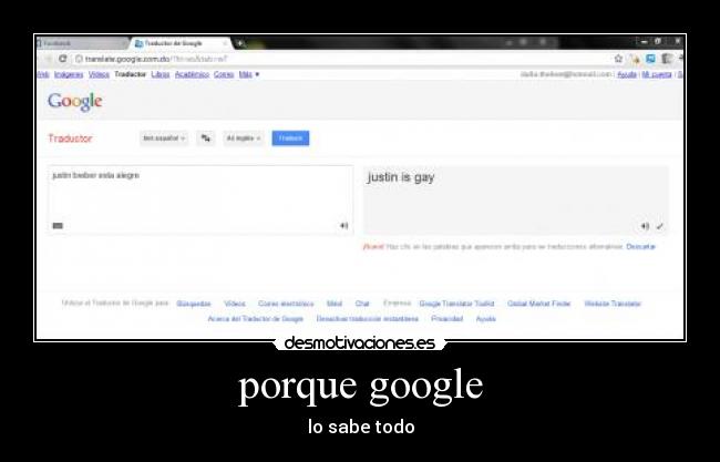 porque google - lo sabe todo