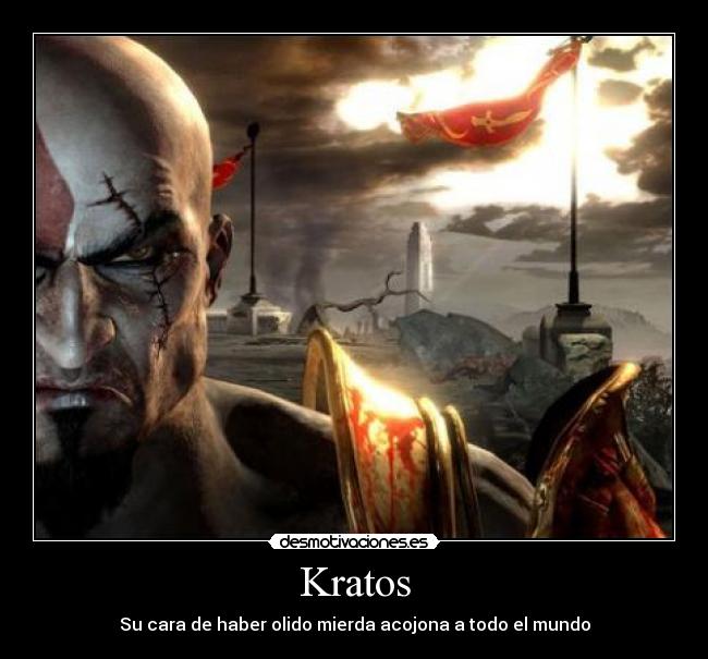 Kratos - Su cara de haber olido mierda acojona a todo el mundo