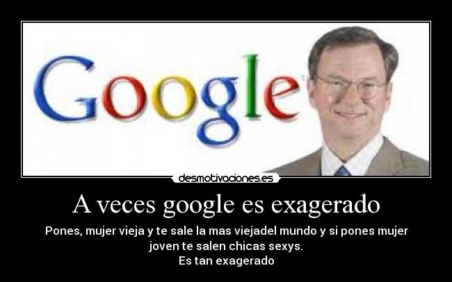 A veces google es exagerado -