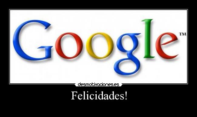 Felicidades! -