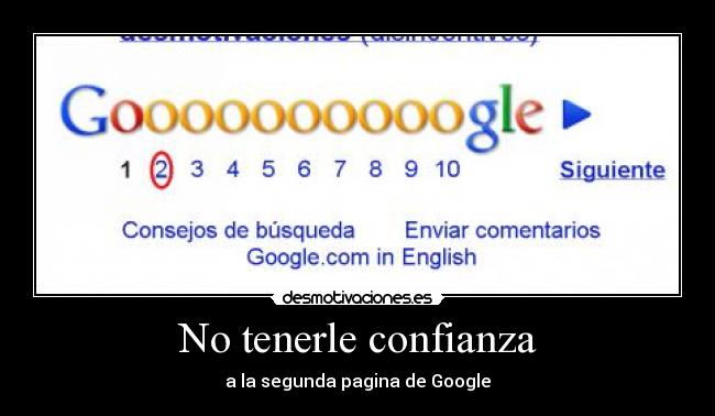 carteles confianza google desmotivaciones