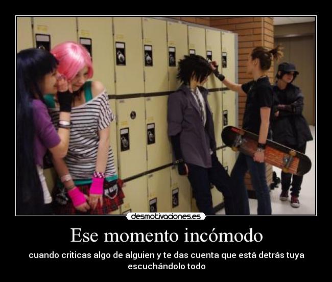 Ese momento incómodo - 