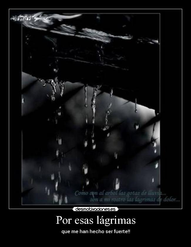 Por esas lágrimas -