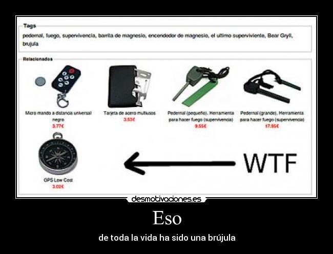 Eso - de toda la vida ha sido una brújula